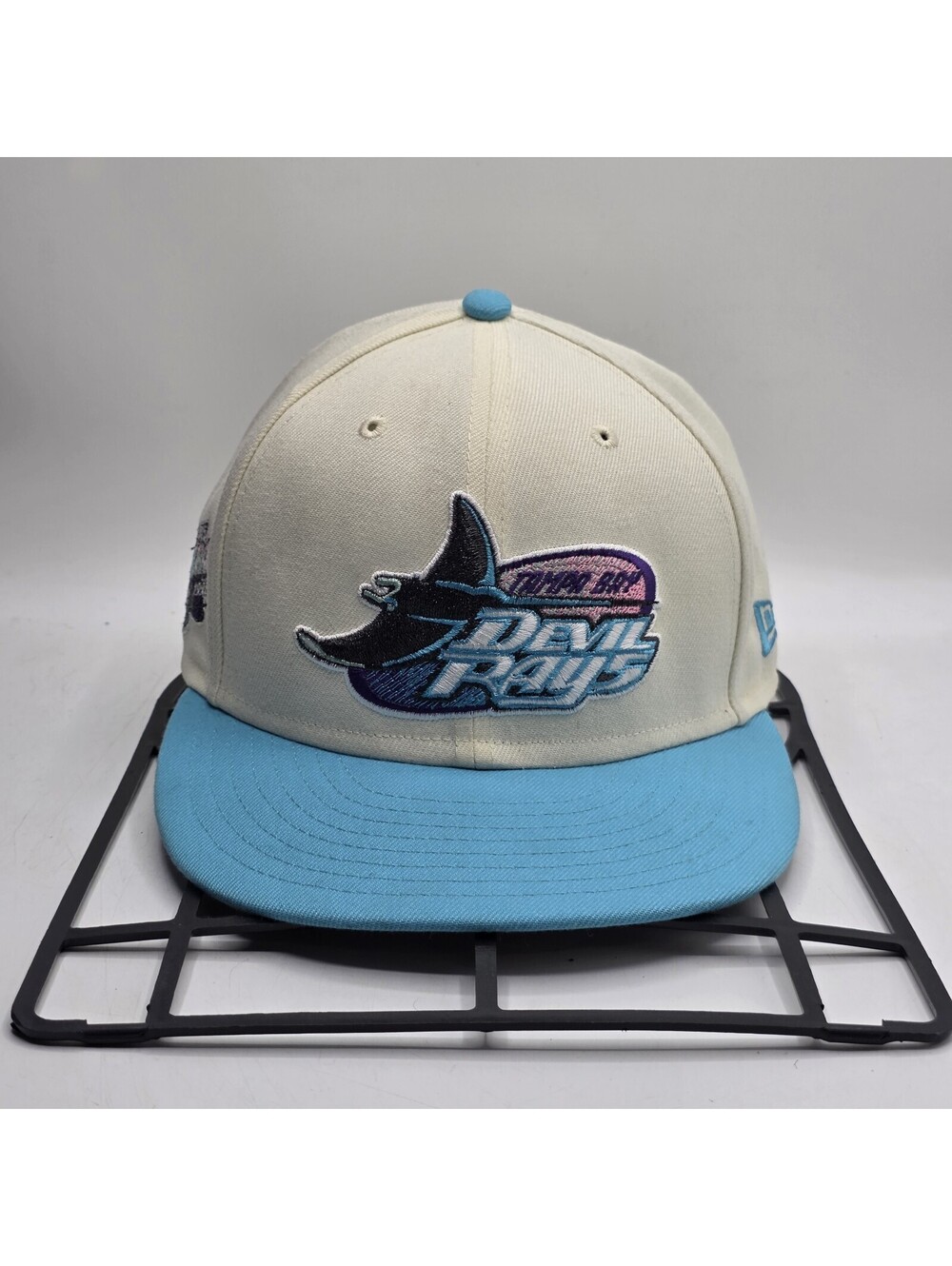 New Era Tampa Bay Devil Rays Inaugural Season 1998 Cooperstown Fitted Cap 7 3/8
